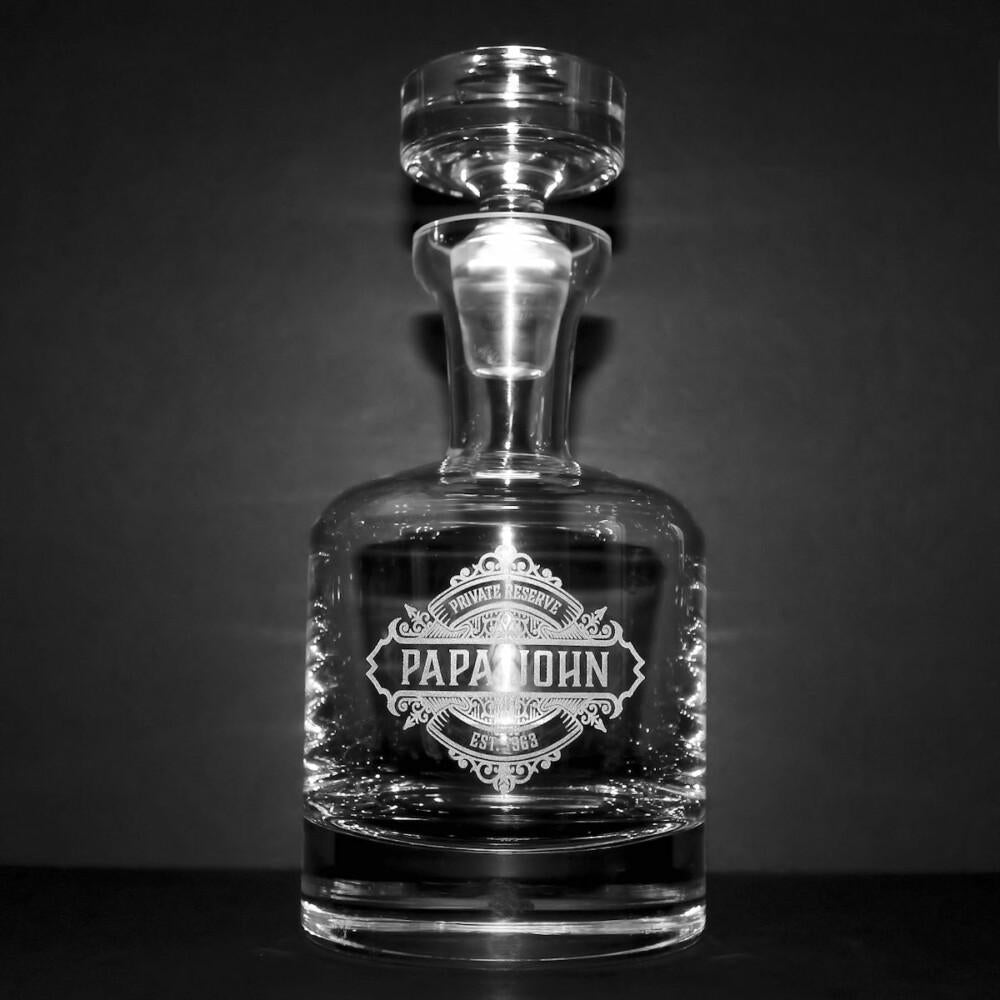 Personalized Buckingham Decanter | Onyx