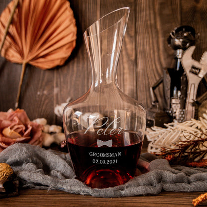 Engraved 1.5L Finesse Wine Carafe Decanter - Netherlands