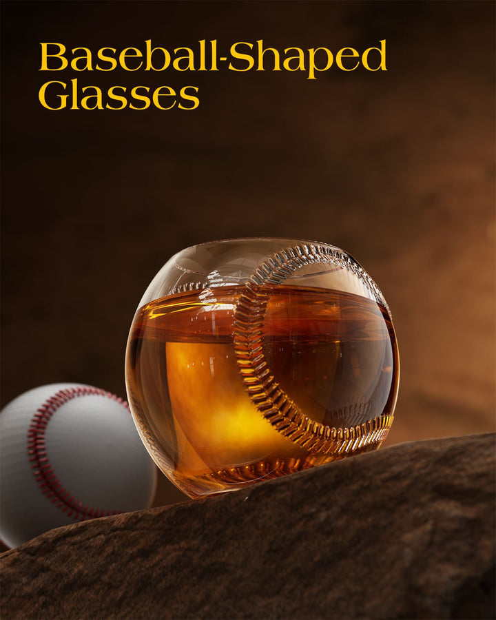 Baseball Bat 20 Oz Whiskey Decanter Set, Gift For Men, Coach, Boyfriend
