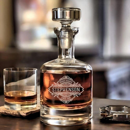 Personalized Buckingham Decanter | Onyx