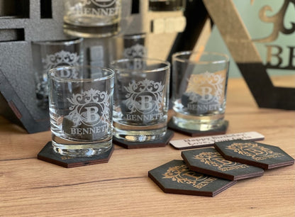 Whiskey Decanter Set, Whiskey Stones,  Whiskey Glasses,  Bourbon Whiskey, Father's Day Gift For Dad