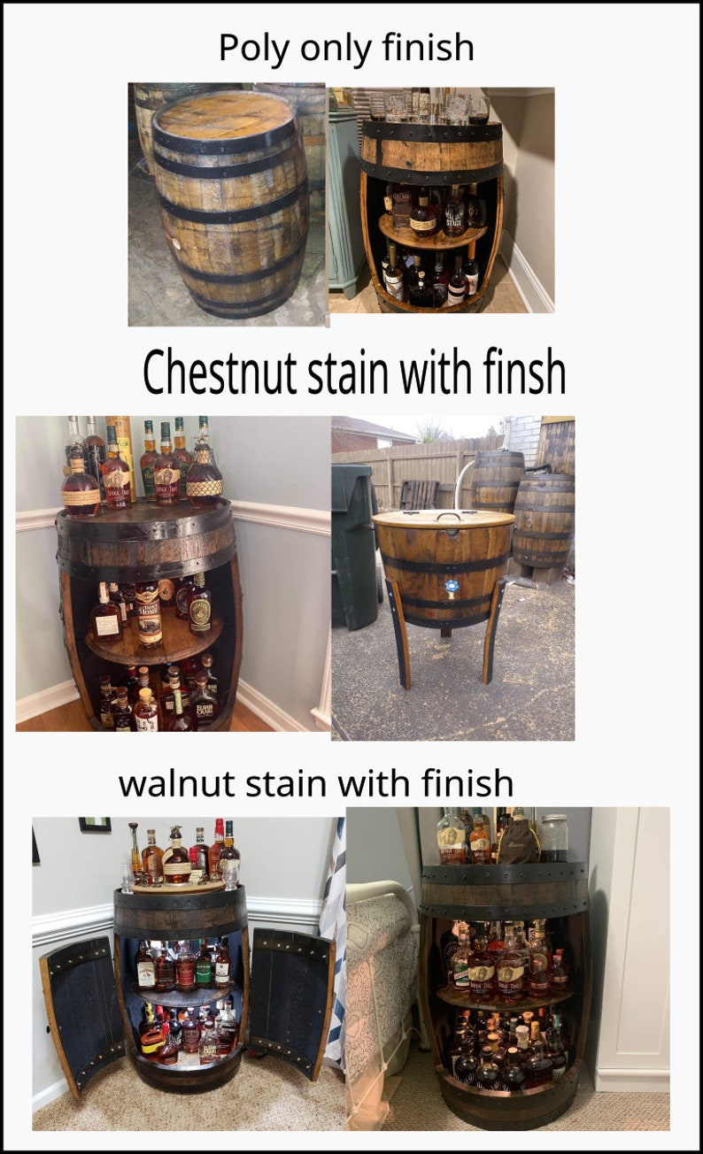 Bourbon Barrel Display Cabinet, whiskey barrel bar，barrel cabinet